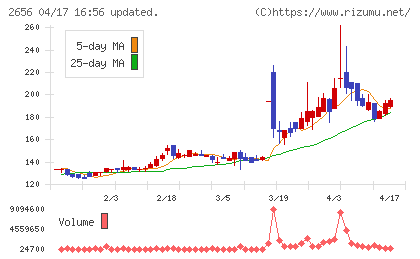 ベクターホールディングスチャート