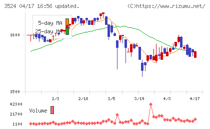日東製網チャート