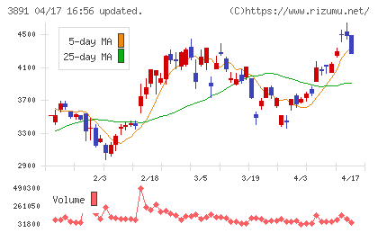 ニッポン高度紙工業チャート