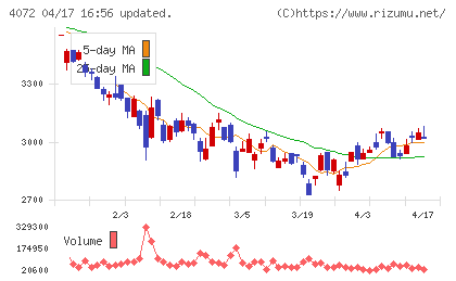 電算システムホールディングスチャート