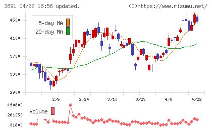 ニッポン高度紙工業チャート