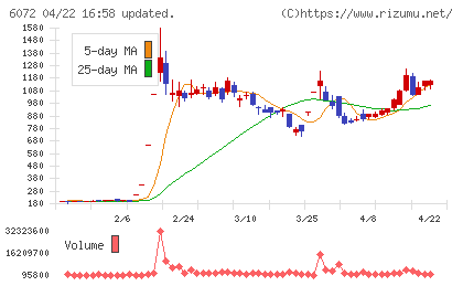 地盤ネットホールディングスチャート