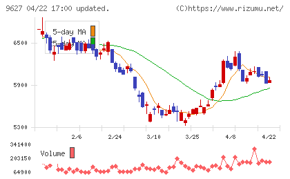 アインホールディングスチャート
