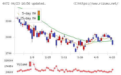 電算システムホールディングスチャート