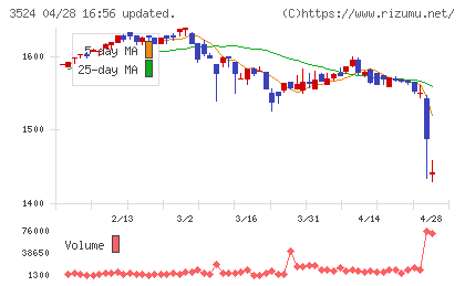 日東製網チャート