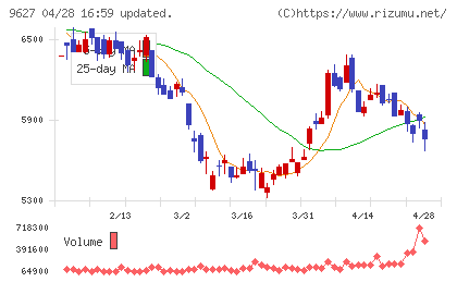 アインホールディングスチャート