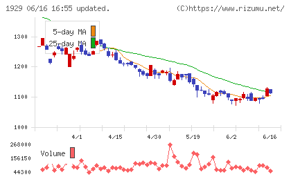 日特建設チャート