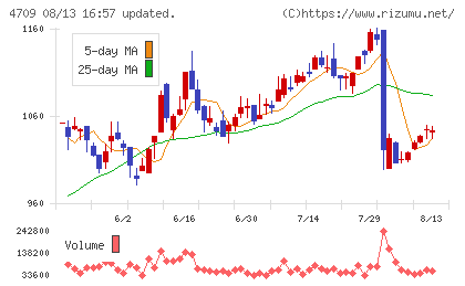 IDホールディングスチャート