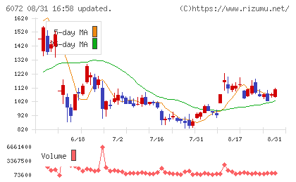 地盤ネットホールディングスチャート