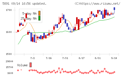 SAKIGAKEホールディングスチャート
