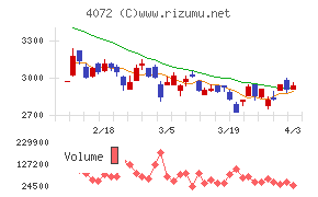 電算システムホールディングスチャート
