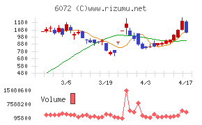 地盤ネットホールディングスチャート