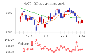 電算システムホールディングスチャート