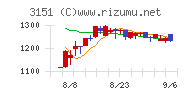 バイタルケーエスケー・ホールディングスチャート