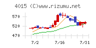 ペイクラウドホールディングスチャート